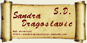 Sandra Dragoslavić vizit kartica